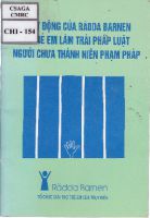 Hoạt động của Radda Barnen trẻ em làm trái pháp luật người chưa thành niên phạm pháp